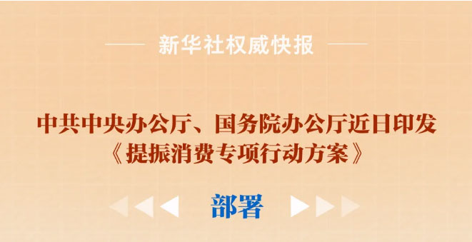 中办、国办印发《提振消费专项行动方案》